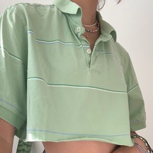 Cropped Collar Shirt